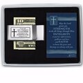 Tistheseason Money Clip with Card-I Can Do All Things, Silver - 2 in. TI3321484